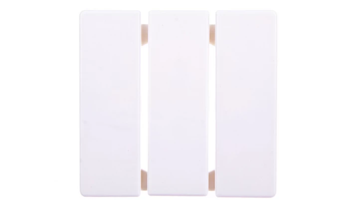 Klawisz 3-biegunowy przycisk biały tworzywo 16656089