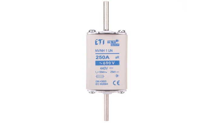 Wkładka bezpiecznikowa NH1 250A aR 690V 004333216