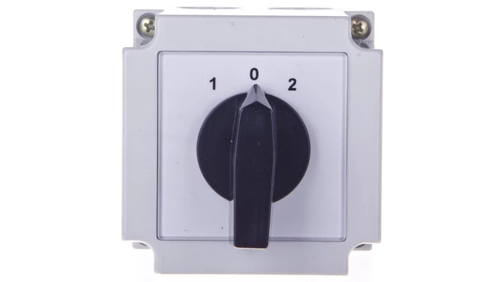 Łącznik krzywkowy 1-0-2 3P 10A w obudowie 4G10-26-PK