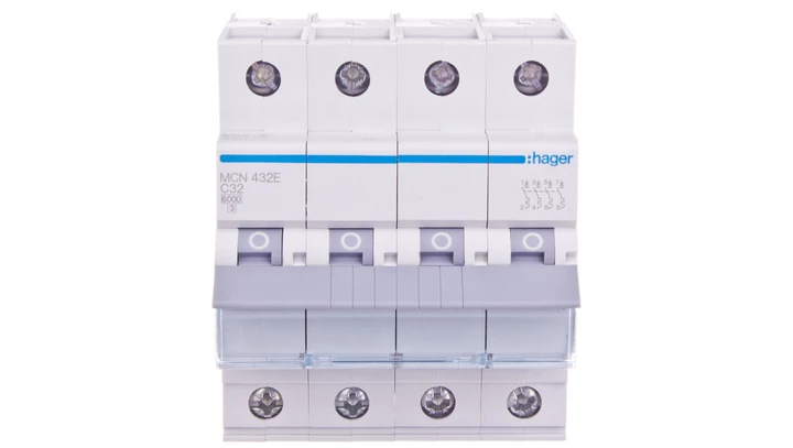 Wyłącznik nadprądowy 4P C 32A 6kA AC MCN432E