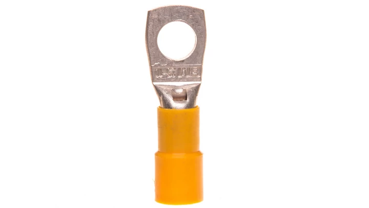 Końcówka oczkowa izolowana 25/M10 miedź cynowana KCI25F10