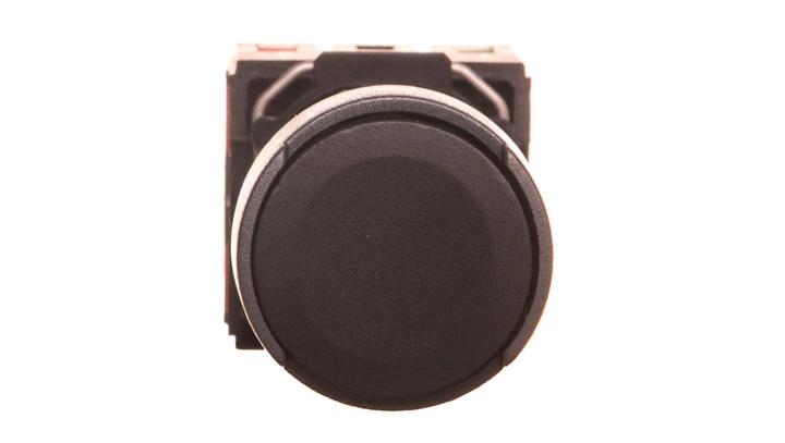 Przycisk 1-biegunowy mechanizm z plakietką czarny IP65 przycisk 1x XB6AA25B