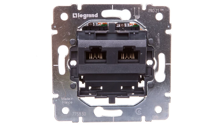 SISTENA LIFE Gniazdo komputerowe podwójne RJ45 775830