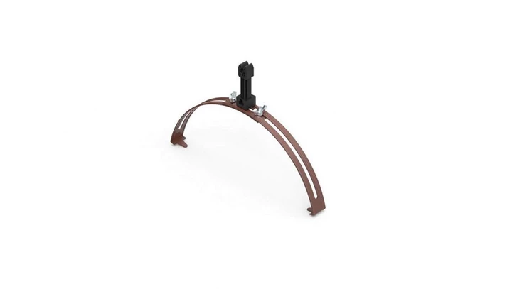 Uchwyt gąsiorowy uniwersalny G6 lakierowany brązowy RAL 8017 59.2 LA 8017 /95900214/