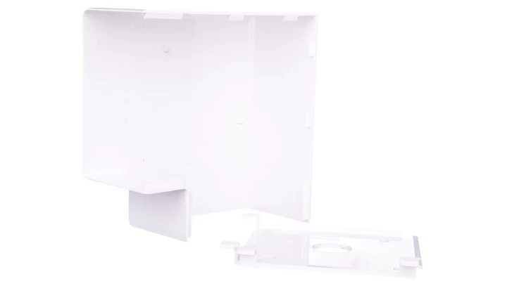 Simon Connect Kąt prosty płaski kanału kablowego Cabloplus PVC 90x55mm czysta biel TKA101208-9