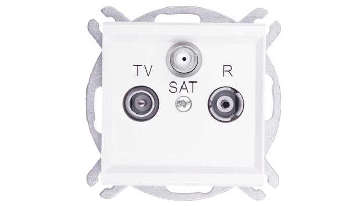 SONATA Gniazdo antenowe RTV-SAT końcowe ecru GPA-RS/m/27