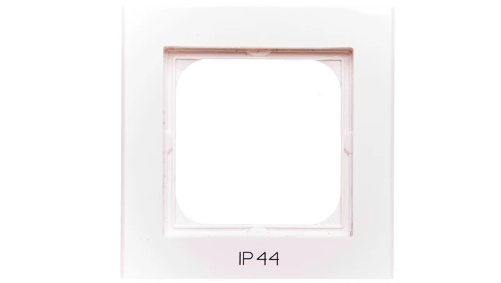 SONATA Ramka pojedyncza do łączników IP44 ecru RH-1R/27