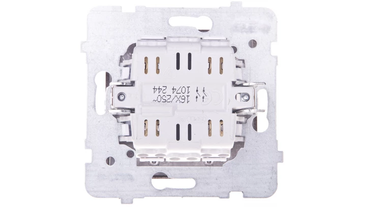 SONATA Łącznik podwójny z podświetleniem czekoladowy metalik ŁP-11RS/m/40