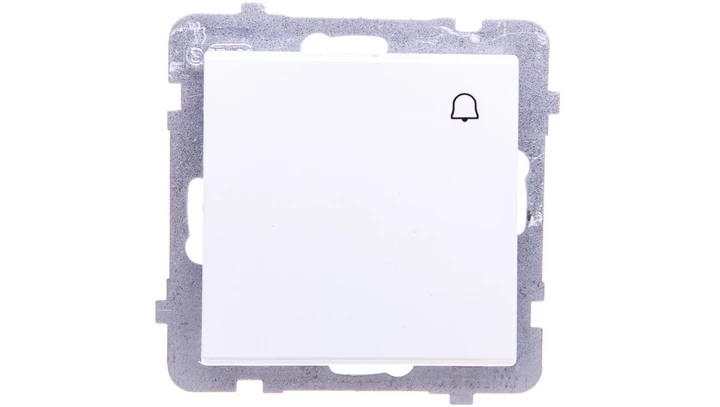 SONATA Przycisk /dzwonek/ biały ŁP-6R/m/00