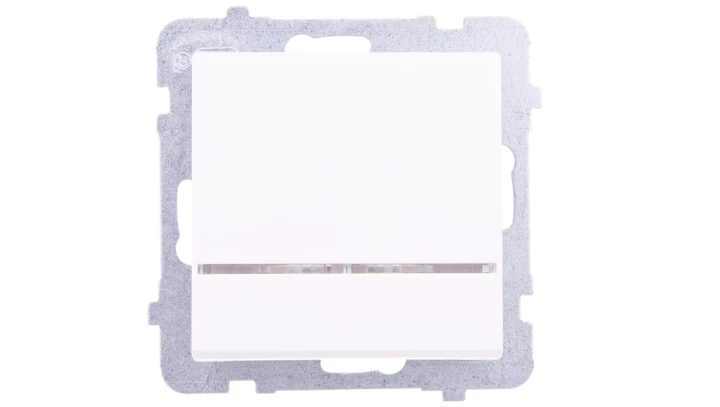 SONATA Łącznik kontrolny z podświetleniem ecru ŁP-12RS/m/27
