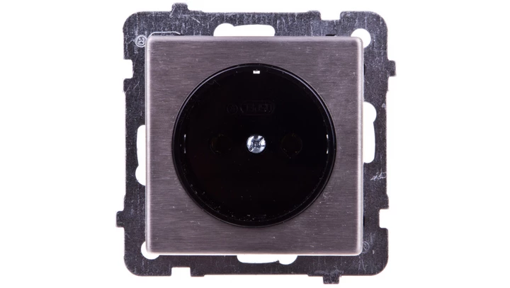 SONATA Gniazdo pojedyncze b/u stal inox GP-1RM/m/37