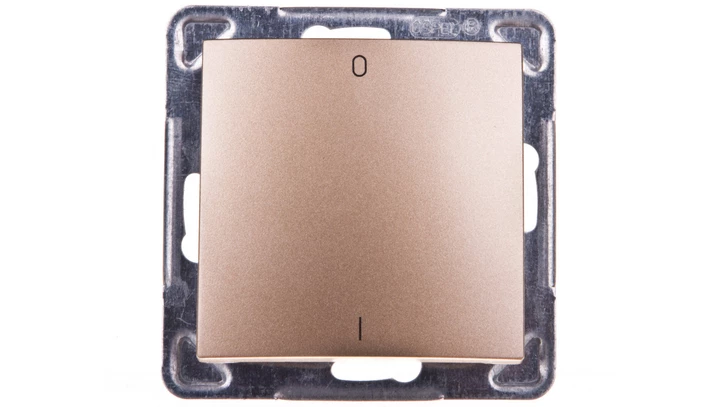 IMPRESJA Łącznik podwójny złoty metalik ŁP-11Y/m/28