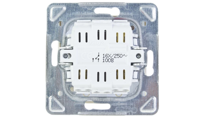 IMPRESJA Łącznik kontrolny z podświetleniem ecru ŁP-12YS/m/27