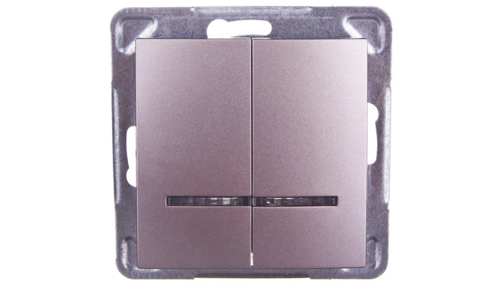 IMPRESJA Łącznik świecznikowy z podświetleniem tytan ŁP-2YS/m/23