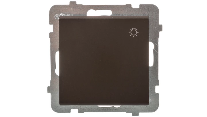 SONATA Przycisk /światło/ czekoladowy metalik ŁP-5R/m/40