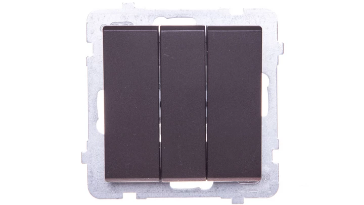 SONATA Łącznik potrójny czekoladowy metalik ŁP-13R/m/40