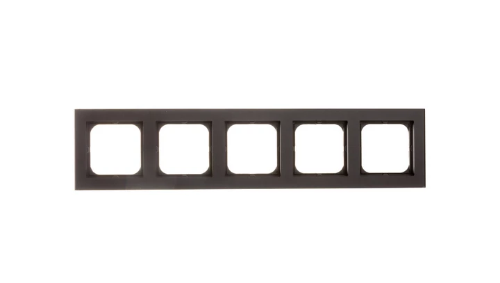 SONATA Ramka pięciokrotna czarny metalik R-5R/33