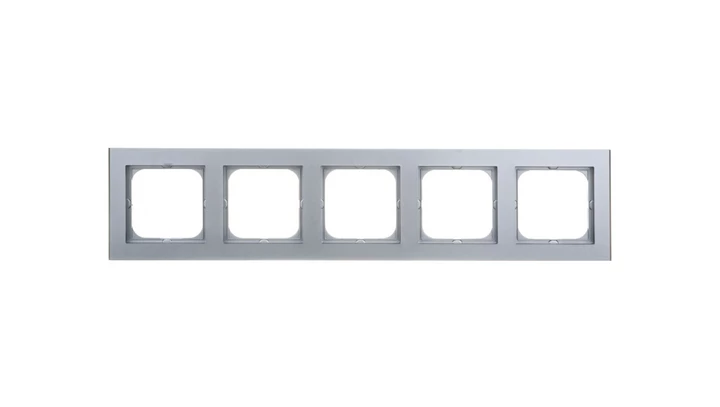 SONATA Ramka pięciokrotna srebro mat R-5R/38
