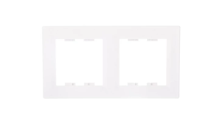 ASFORA Ramka podwójna pionowa biała EPH5810221