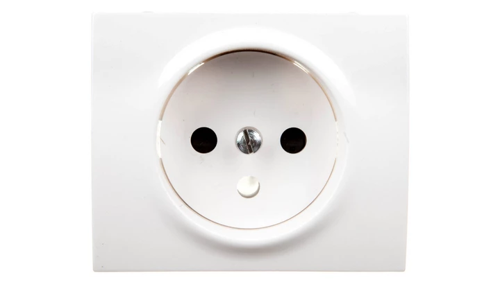 SISTENA LIFE Plakietka gniazda pojedynczego arctic 777028