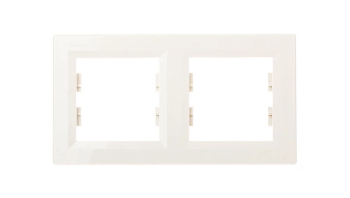 ASFORA Ramka podwójna pozioma kremowa EPH5800223