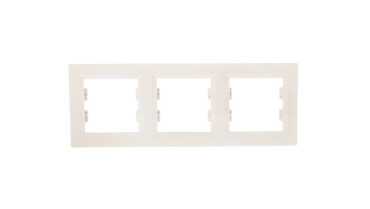ASFORA Ramka potrójna pozioma kremowa EPH5800323