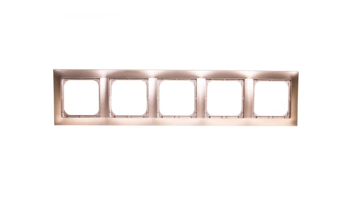 IMPRESJA Ramka pięciokrotna złoty metalik R-5Y/28