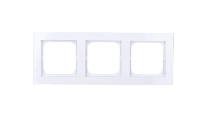 SONATA Ramka potrójna biała R-3R/00