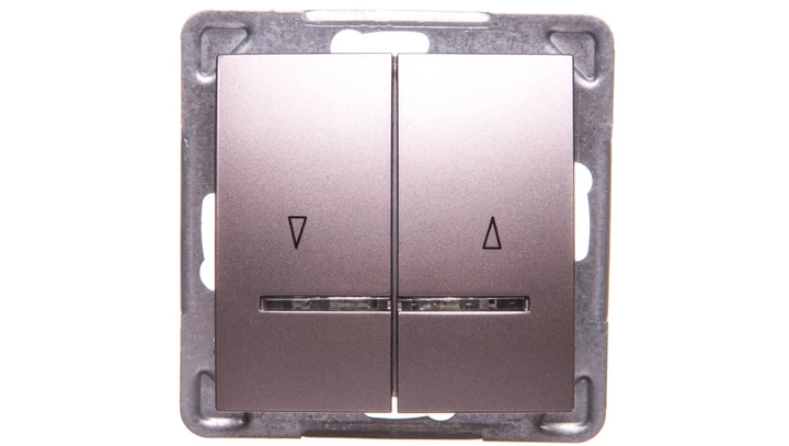 IMPRESJA Łącznik żaluzjowy z podświetleniem tytan ŁP-7YS/m/23