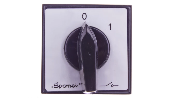 Łącznik krzywkowy 0-1 1P 16A do wbudowania ŁK15-1.825P03