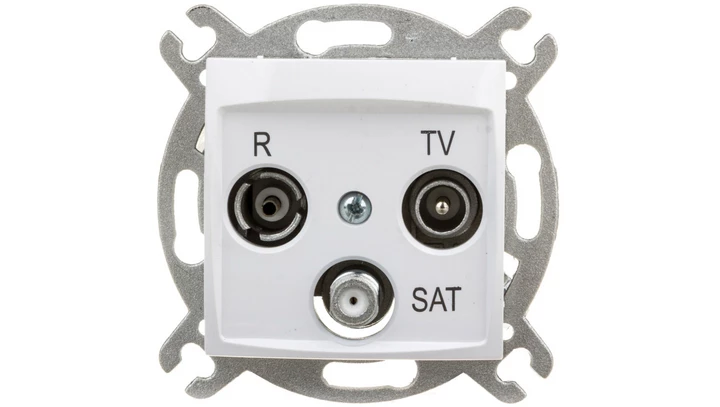 CARLA Gniazdo antenowe R-TV-SAT koncowe 1753-10