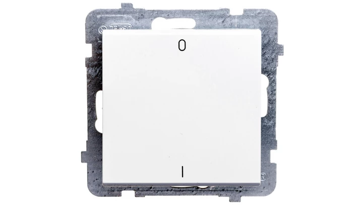 SONATA Łącznik podwójny biały ŁP-11R/m/00