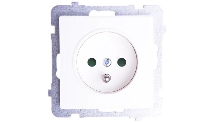 SONATA Gniazdo pojedyncze z/u z przesłonami ecru GP-1RZP/m/27