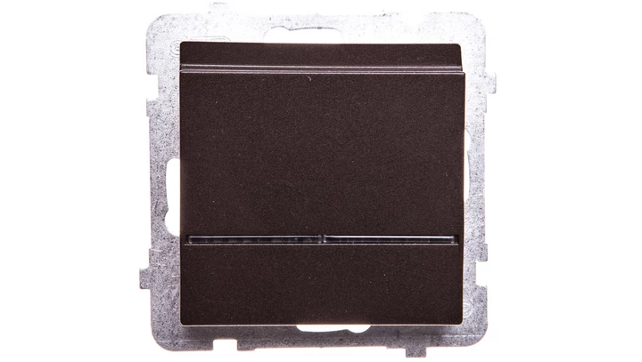 SONATA Łącznik hotelowy z podświetleniem czekoladowy metalik ŁP-15RS/m/40