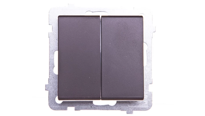 SONATA Łącznik schodowy + pojedynczy czekoladowy metalik ŁP-9R/m/40