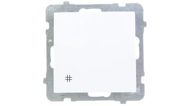 AS Łącznik krzyżowy biały ŁP-4G/m/00