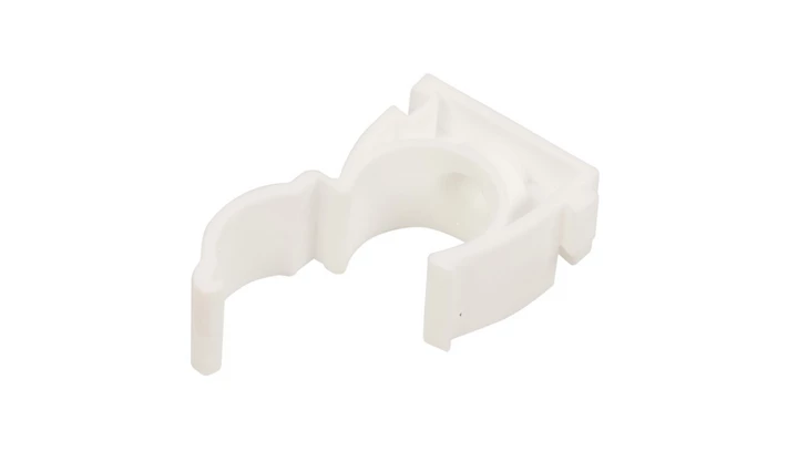 Uchwyt zamknięty do rur gładkich UZ 18 biały 68042 /100szt./