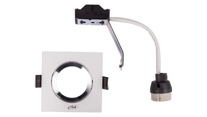 Oprawa punktowa 1x50W GU10 IP20 TESON AL-DTL50 kwadrat aluminium 07371