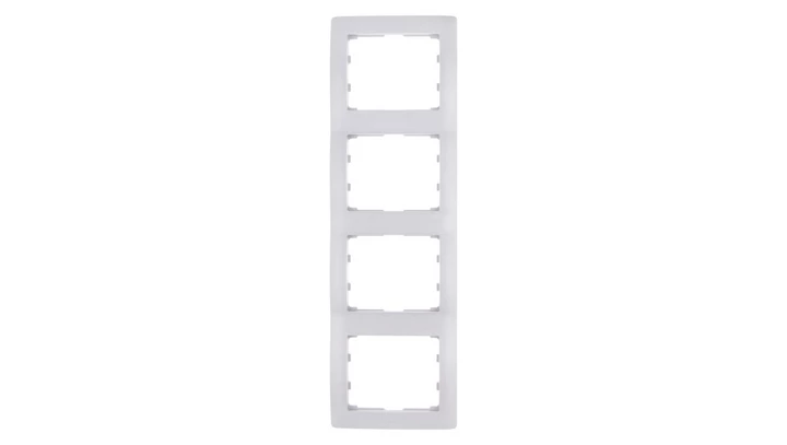 SISTENA LIFE Ramka poczwórna pionowa metalic 771308