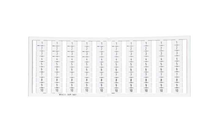 Ramka z oznacznikami 10x 1-10 209-602 /5szt./