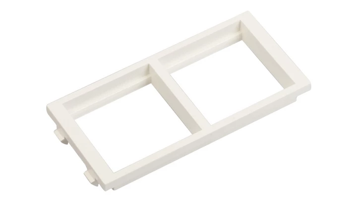 Simon Connect Ramka CIMA podwójna 2xK45 pozioma czysta biel S66/9