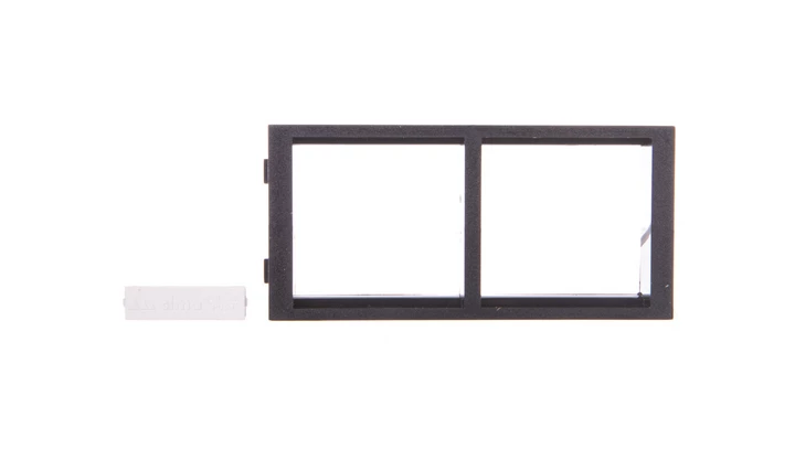 Simon Connect Ramka CIMA podwójna 2xK45 pozioma szary grafit S66/14