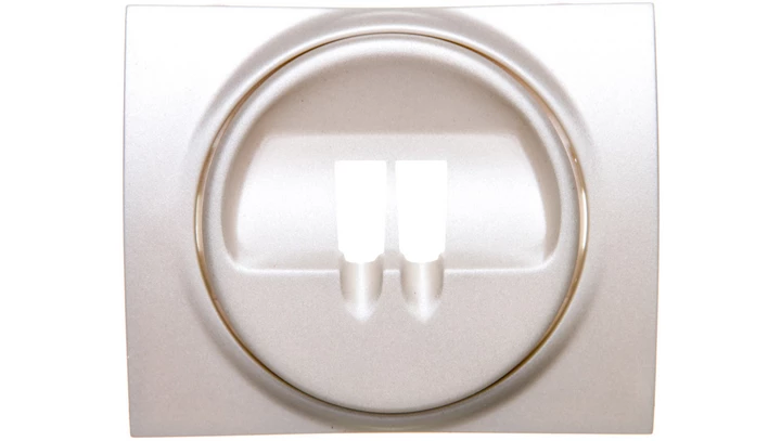 SISTENA LIFE Plakietka gniazda głośnikowego pojedynczego pearl 771500