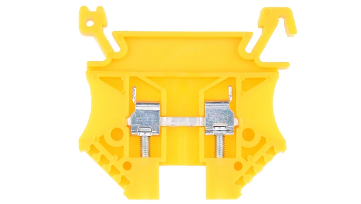 Złączka szynowa 2-przewodowa 2,5mm2 żółta EURO 43408N