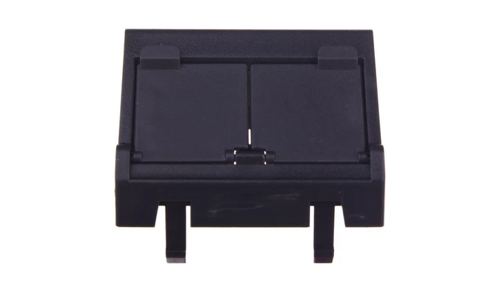 Simon Connect Płytka K45 gniada teleinformatycznego podwójnego 2xRJ skośna szary grafit KB80/14