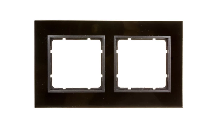 Berker B.7 Ramka podwójna szklana antracyt 10126616