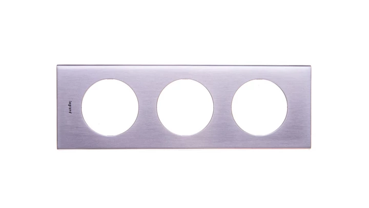 CELIANE Ramka potrójna stal niedz. Poziomy i pionowy 069103