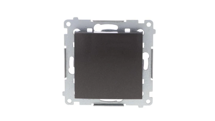 Simon 54 Łącznik jednobiegunowy, szybkozłącza, antracyt DW1.01/48