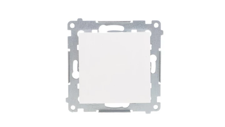 Simon 54 Łącznik jednobiegunowy, szybkozłącza, biały DW1.01/11