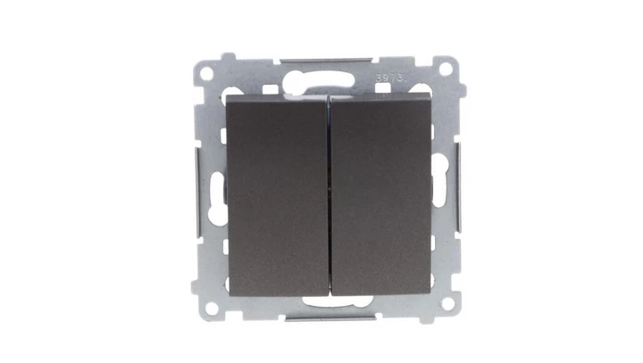 Simon 54 Łącznik świecznikowy, szybkozłącza, antracyt DW5.01/48